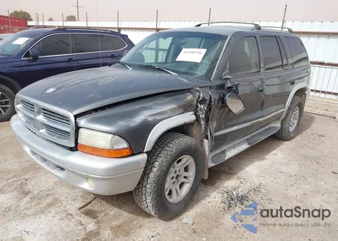 2002 Dodge Durango Slt Plus z USA, uszkodzony, nr VIN 1B4HS58Z22F145924